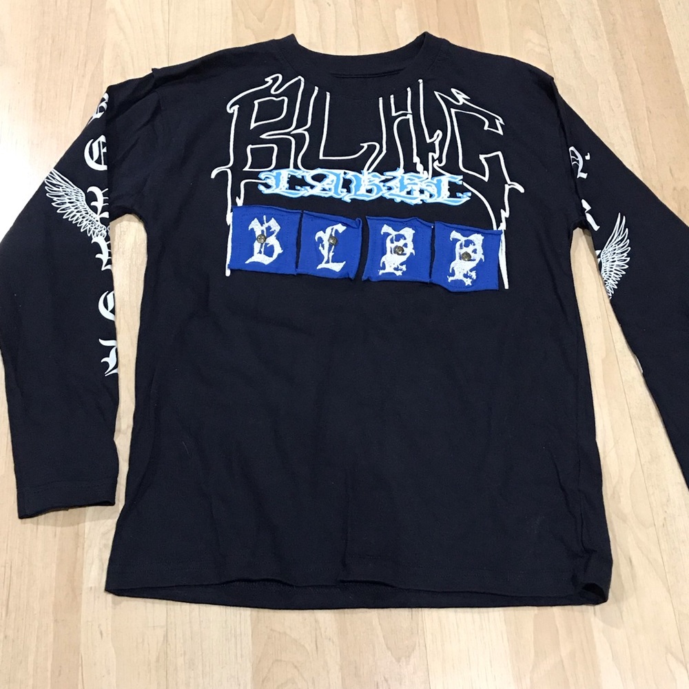 Boys Long Sleeve Motor Cycle Cyclist Shirt XL 7X